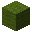 緑色の羊毛のハーフブロック